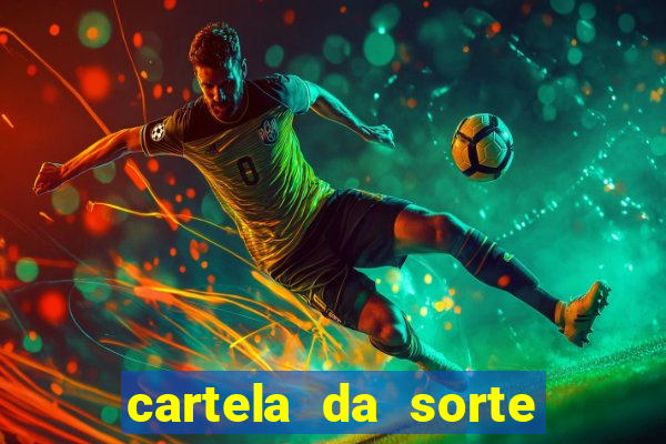 cartela da sorte time de futebol que mais saem